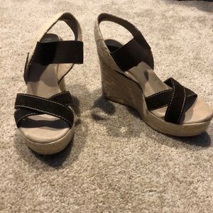 Cute brown wedges